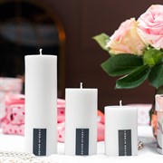 Подарочный набор из 3-х декоративных свечей - фото 72032