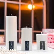 Подарочный набор из 3-х декоративных свечей - фото 72033