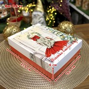 Новогодний подарочный набор из 3-х декоративных свечей - фото 72041