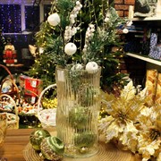 Ваза стеклянная Соул-1 текстурная - фото 72110