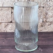 Ваза стеклянная Соул-1 текстурная - фото 72112