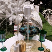 Подсвечник стеклянный Грэм-2 средний-1 - фото 72144