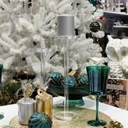 Подсвечник стеклянный Грэм-3 средний-2 - фото 72146