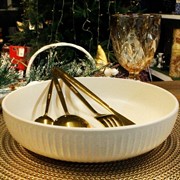 Столовый набор 4 прибора нержавеющая сталь золото МС-3102 - фото 72177