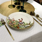 Тарелка закусочная Lefard Балерина 20,5см фарфор - фото 72180