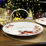 Тарелка закусочная Lefard Лесная сказка листья 20,5см фарфор - фото 72193