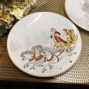 Тарелка закусочная Lefard Морозко 20,5см фарфор - фото 72197