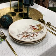 Тарелка закусочная Lefard Морозко 20,5см фарфор - фото 72199