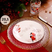 Тарелка закусочная Lefard Лесная сказка ягоды 20,5см фарфор - фото 72203