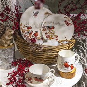 Тарелка закусочная Lefard Лесная сказка ягоды 20,5см фарфор - фото 72205