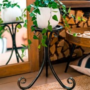 Подставка напольная под 1 цветок металл высота 45см 401-012BG - фото 72253