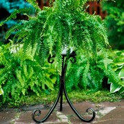 Подставка напольная под 1 цветок металл высота 45см 401-012BG - фото 72254