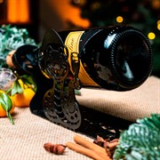 Бутылочница для кухни Змейка новогодняя металл 210-020B - фото 72265