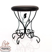 Пуфик обувница металлическая с мягким сиденьем 303-25 - фото 7232