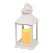 Фонарь Сканди со светодиодной LED-свечой 24см HomeClub - фото 72432