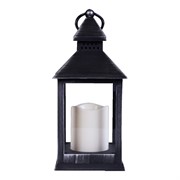 Фонарь Сканди со светодиодной LED-свечой 24см HomeClub - фото 72433