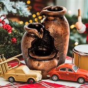 Фонтан настольный декоративный Настроение полистоун высота 22см F08512 - фото 72434