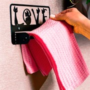 Держатель для кухонных полотенец Кошки металлический настенный 304-038B - фото 72501