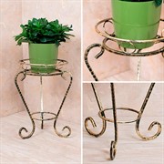 Подставка напольная на 1 цветок Классика кованая высота 45см 70-091 - фото 72503 Подставка напольная на 1 цветок Классика кованая высота 45см 70-091 - фото 72503