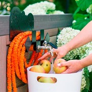 Держатель для шланга Цветы настенный металлический 802-040 - фото 72530