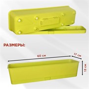 Ящик балконный для цветов Прованс 60см с декоративным кронштейном 203-010B - фото 72798