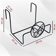 Ящик балконный для цветов Прованс 60см с декоративным кронштейном Бабочка 203-002 - фото 72813