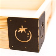 Кронштейн угловой для грядок Помидор 4шт 801-027Br - фото 72991