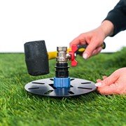 Крепление для садовой колонки в землю свая забивная 55-201 - фото 73118