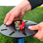 Крепление для садовой колонки в землю свая забивная 55-201 - фото 73119