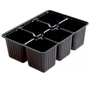 Мини кассета для рассады 6 ячеек 0,16л - фото 73269