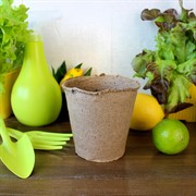 Горшок торфяной Огородник 80х80мм - фото 73286