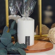 Свеча рифлёная 7х10см парафин белая - фото 73422