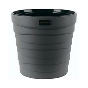 Кашпо Бархан 12л серый жемчуг - фото 73426