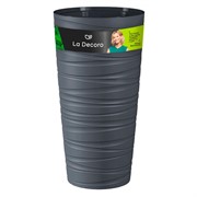 Кашпо Модерн Максимум 15л антрацит - фото 73428