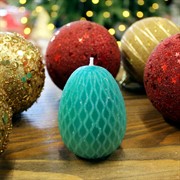 Свеча Яйцо парафин цвета микс - фото 73437