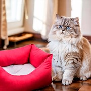 Лежанка пухлик поплин №1 40х27х16см - фото 73457