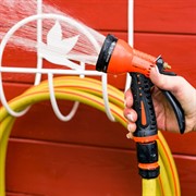 Пистолет для полива и мойки 8-ми функциональный пластиковый Аквапульс AP2006 - фото 73537