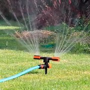 Ороситель 2-х рожковый Дуо на пластиковой ножке АР3007 - фото 73562