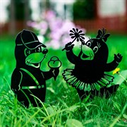 Фигура садовая Крот балерина металл 801-203B - фото 73741