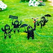 Фигура садовая Крот с табличкой Добро пожаловать металл 801-213B - фото 73747