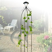 Шпалера для вьющихся растений с фонарём высота 148см 57-103 - фото 73999
