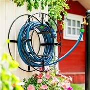 Катушка для садового шланга чёрная настенная металл 54-627B - фото 74023 Катушка для садового шланга чёрная настенная металл 54-627B - фото 74023