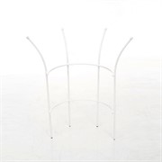 Комплект полукруглых опор для садовых растений 2шт металл белый Корона 58-921W-2 - фото 74037