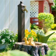 Умывальник садовый колонка металл высота 79см 55-103 - фото 74500