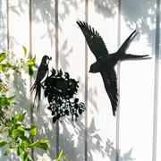 Декор настенный Ласточка металл чёрный 801-310B - фото 74512