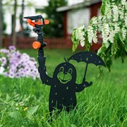 Фигура садовая Крот с держателем разбрызгивателя металл 801-218B - фото 74528