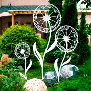 Шпалера для садовых растений Одуванчик высота 111см металл 202-010W - фото 74614