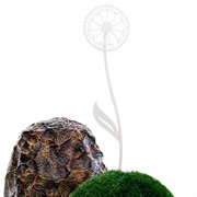 Шпалера для садовых растений Одуванчик высота 111см металл 202-010W - фото 74615