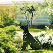 Опора для растений Собака металл 110см 202-015B - фото 74617