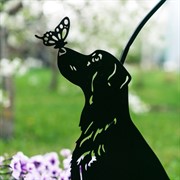 Опора для растений Собака металл 110см 202-015B - фото 74618